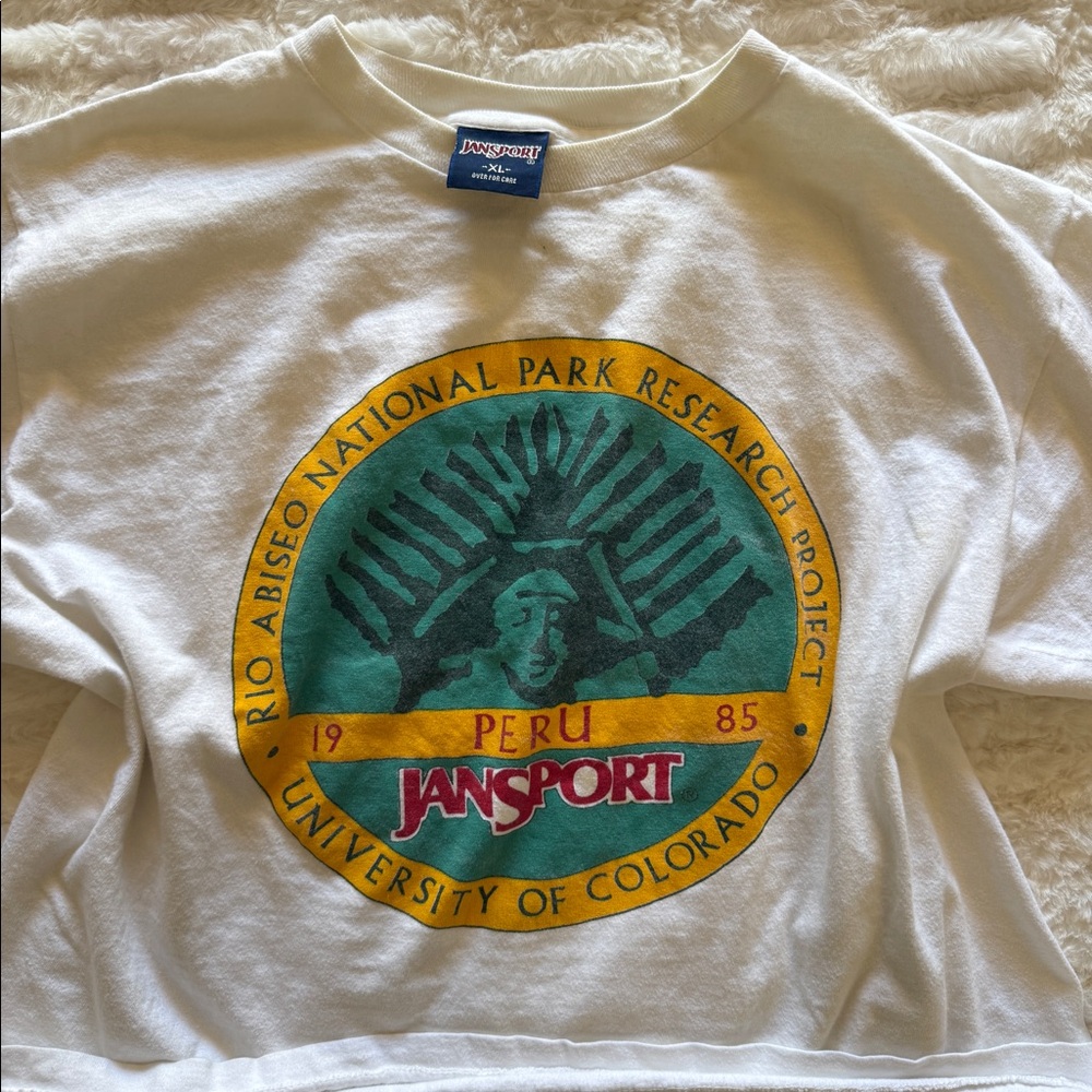Vintage Tee- Jansport XL Full LengthTee